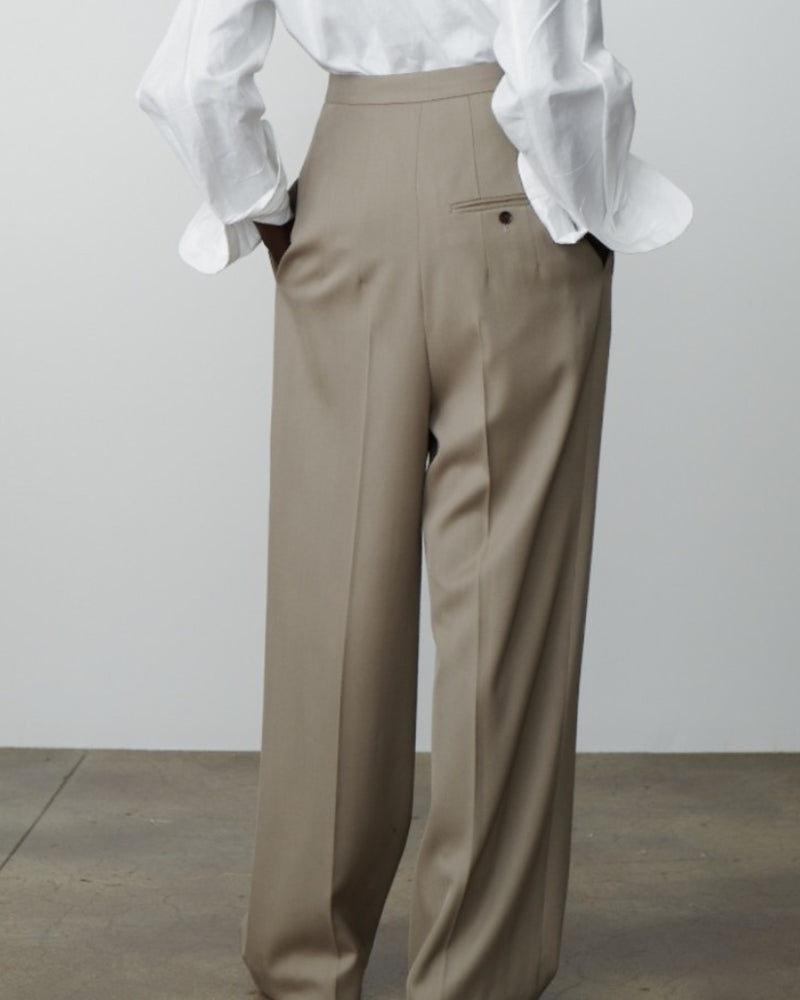 Pantalon Oversized en Laine