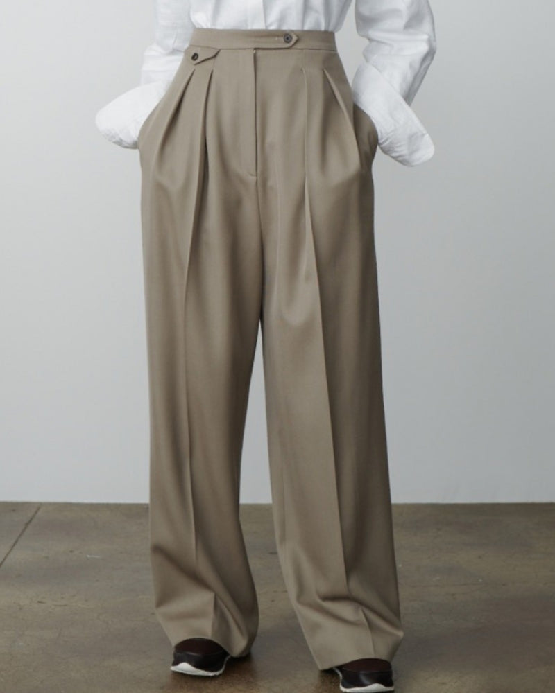 Pantalon Oversized en Laine