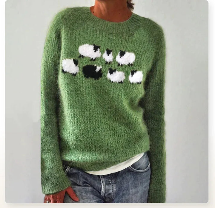 Lilou™ - Pull en laine de mouton douillet