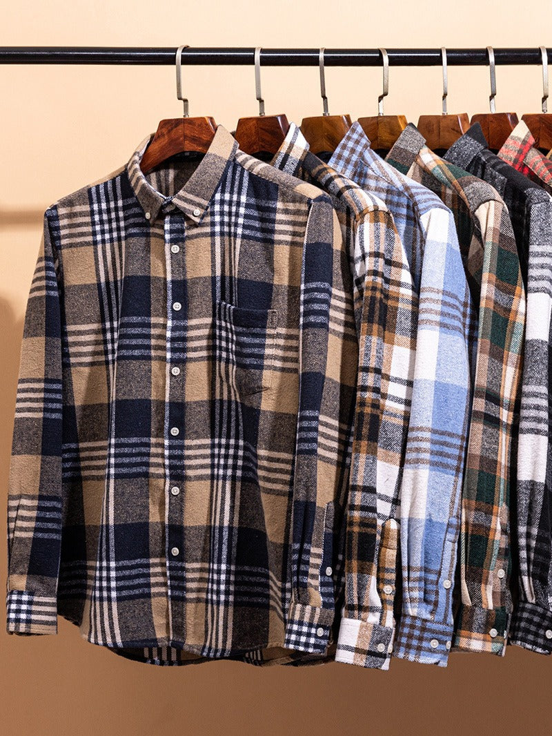 Luvare Paris - Chemise à Carreaux en Coton