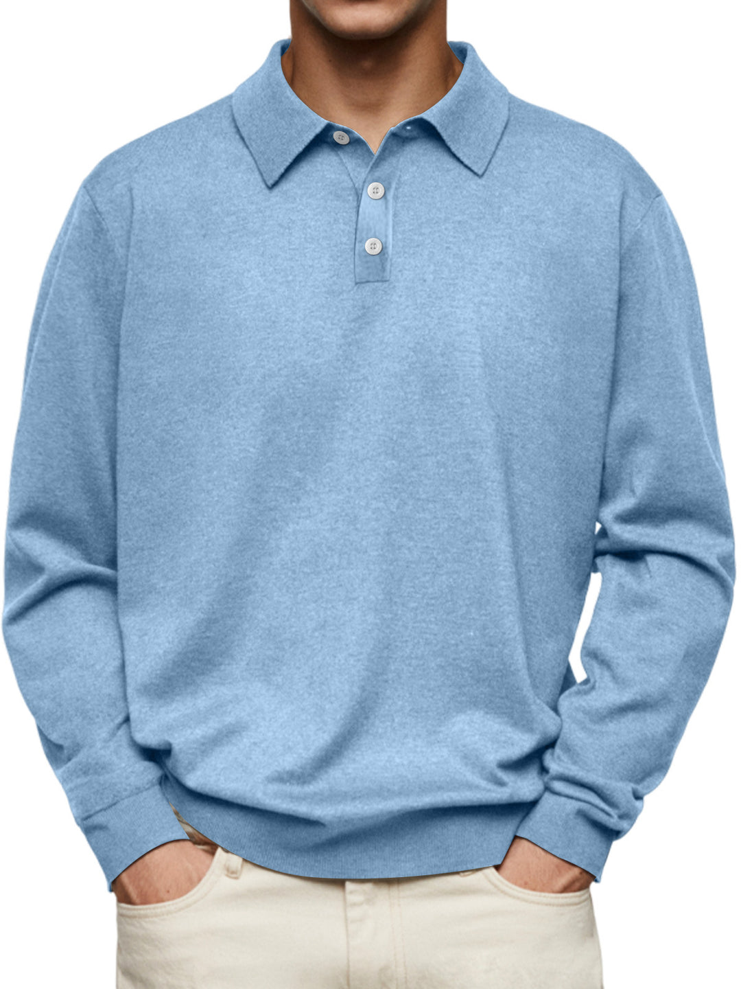 Laurent™ | Polo Décontracté à Manches Longues