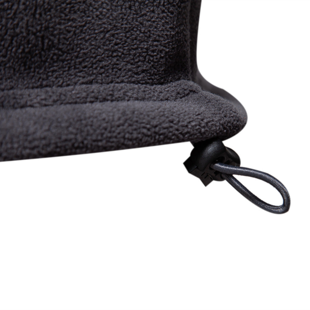 Sweat Demi-Zip Col Montant en Polaire