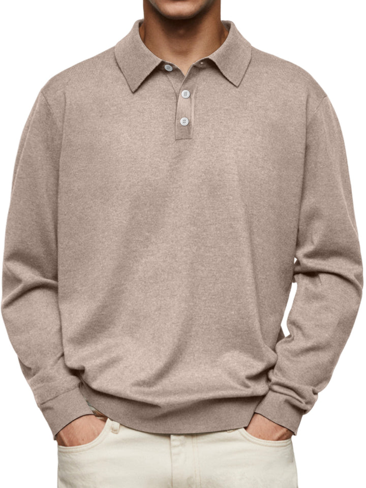 Laurent™ | Polo Décontracté à Manches Longues