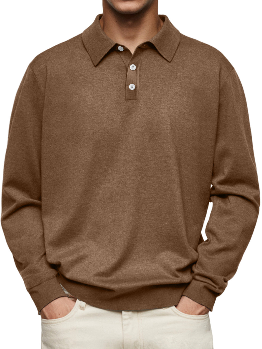 Laurent™ | Polo Décontracté à Manches Longues