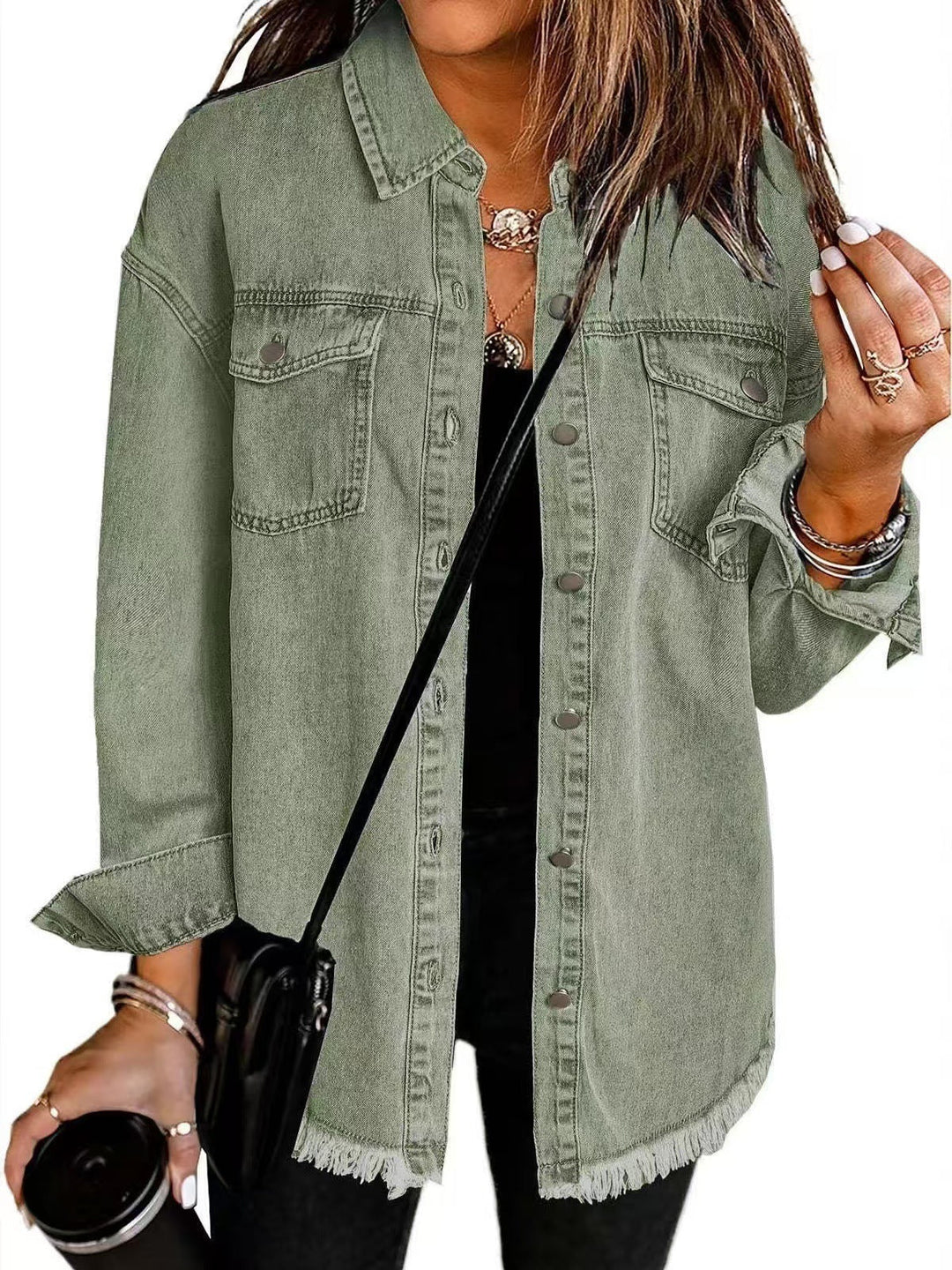 Sabine™ | Veste en Denim au Style Intemporel