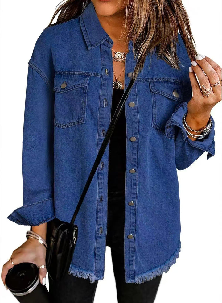 Sabine™ | Veste en Denim au Style Intemporel