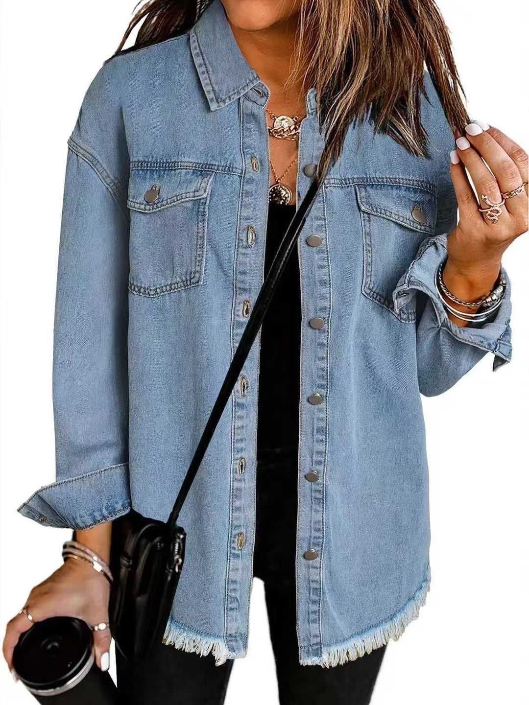 Sabine™ | Veste en Denim au Style Intemporel