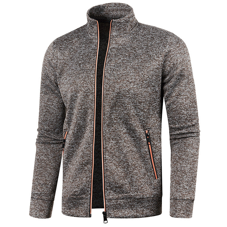 Théo™ – Veste Tricotée Classique avec Fermeture Éclair