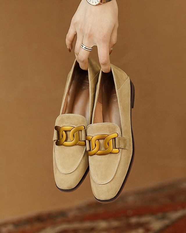 Mocassins en Suède Duchesse
