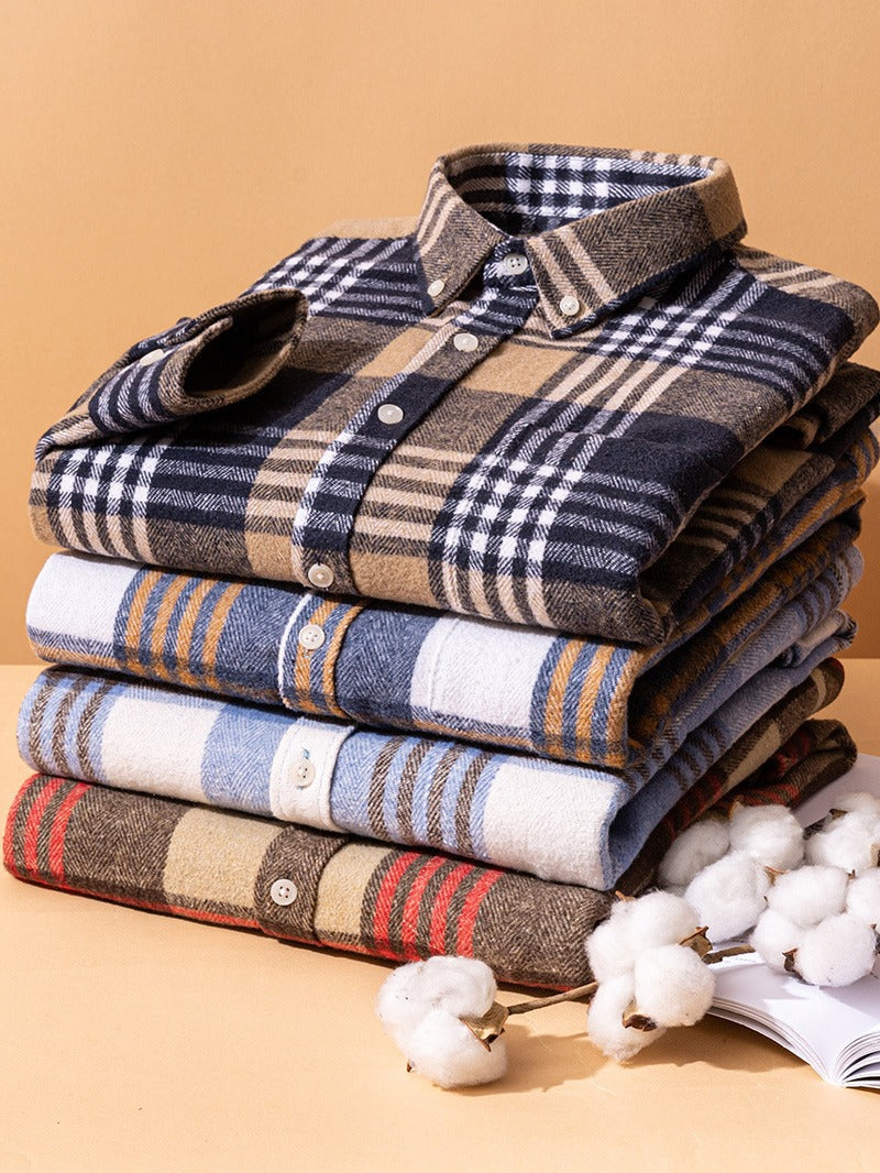 Luvare Paris - Chemise à Carreaux en Coton