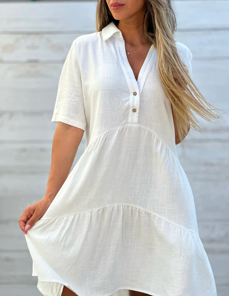 Luna | Robe d'été décontractée en lin