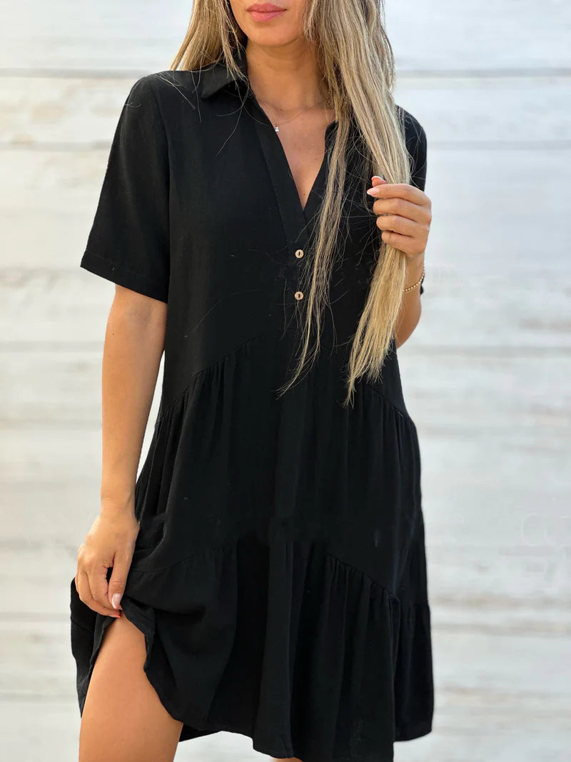 Luna | Robe d'été décontractée en lin