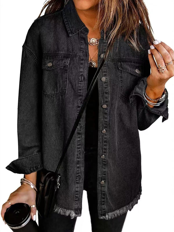 Sabine™ | Veste en Denim au Style Intemporel