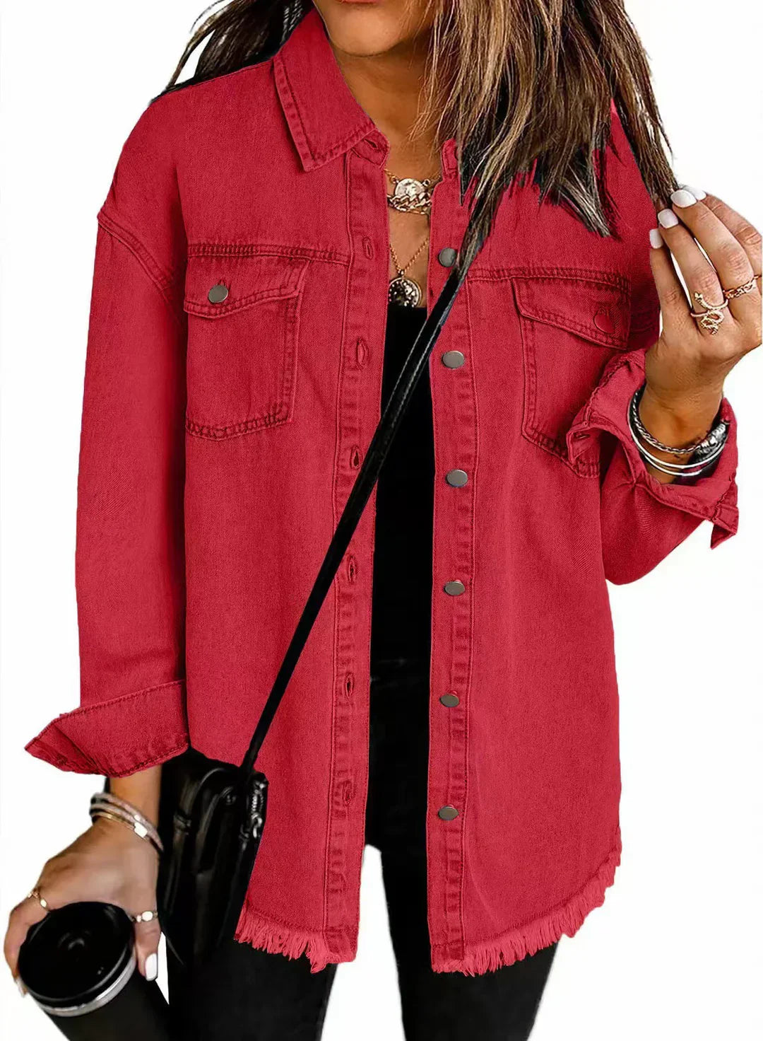 Sabine™ | Veste en Denim au Style Intemporel