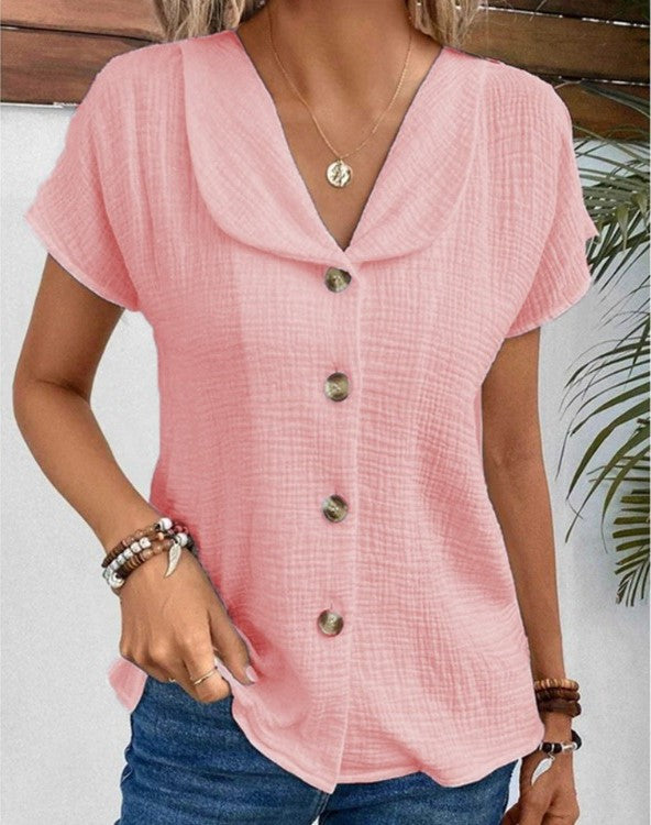 Luna | Blouse en coton et lin