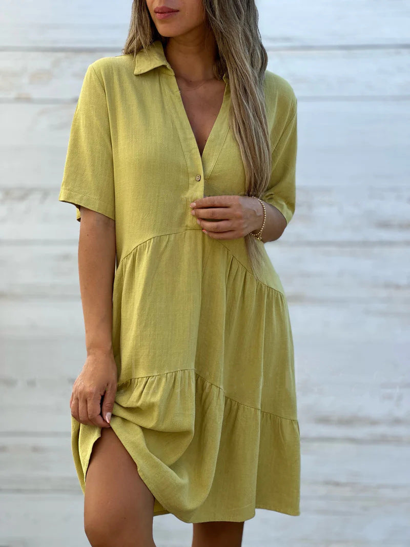Luna | Robe d'été décontractée en lin