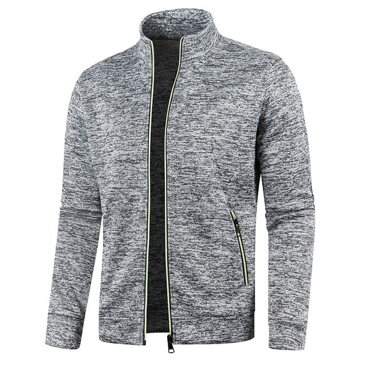 Théo™ – Veste Tricotée Classique avec Fermeture Éclair