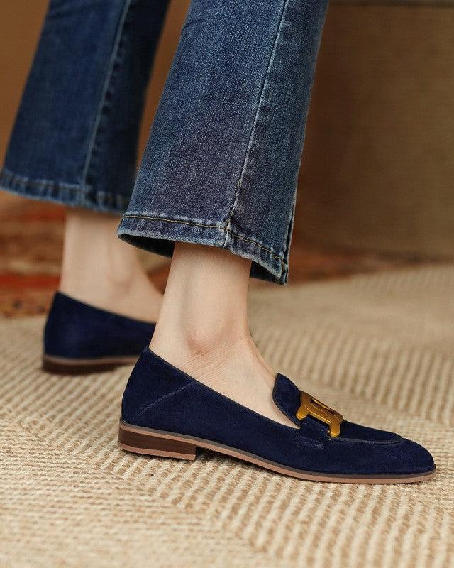 Mocassins en Suède Duchesse