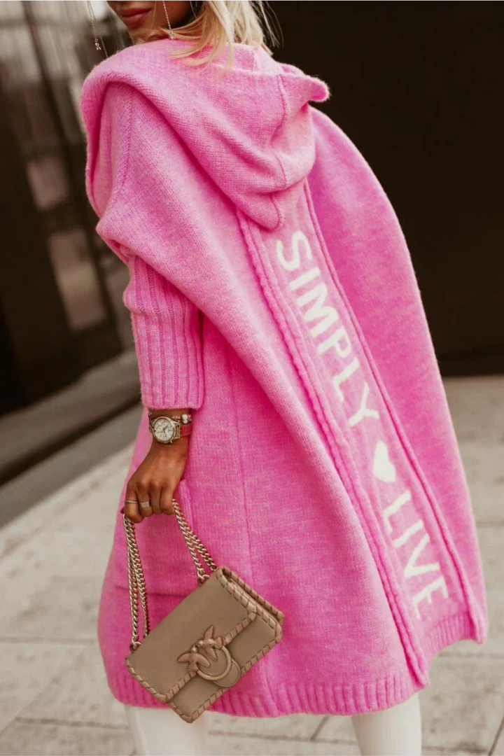 Avencea - Veste en maille longue pour femmes