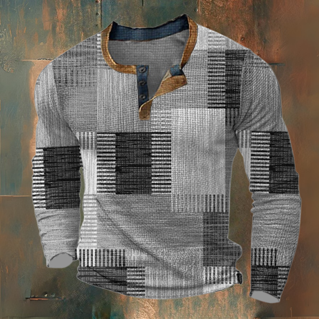 Pascal - Chemise stylée avec motif géométrique