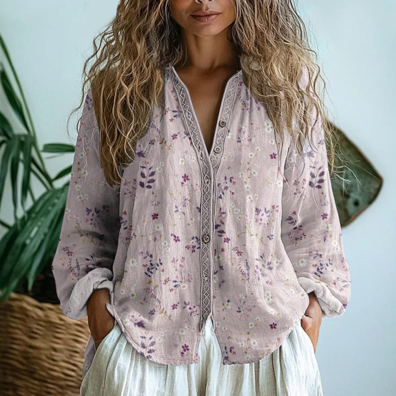 AMALINE - BLOUSE IMPRIMÉE