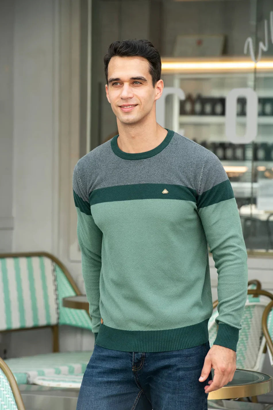 Luvare | Gilet pour homme à col rond