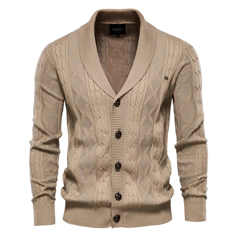 Luvare | Cardigan pour Hommes avec Fermeture à Boutons