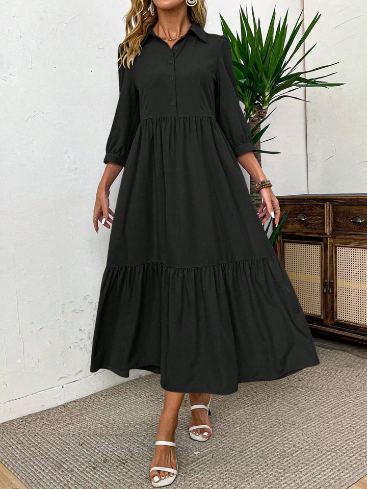 Luna | Robe chemise fluide