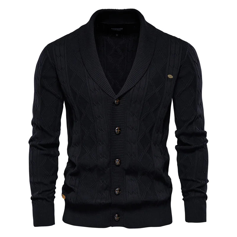 Luvare | Cardigan pour Hommes avec Fermeture à Boutons