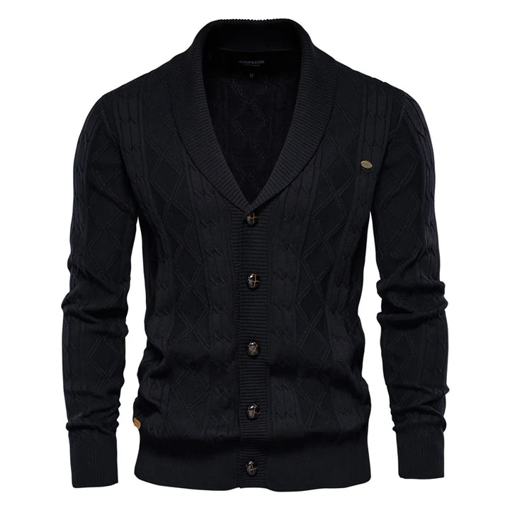 Luvare | Cardigan pour Hommes avec Fermeture à Boutons