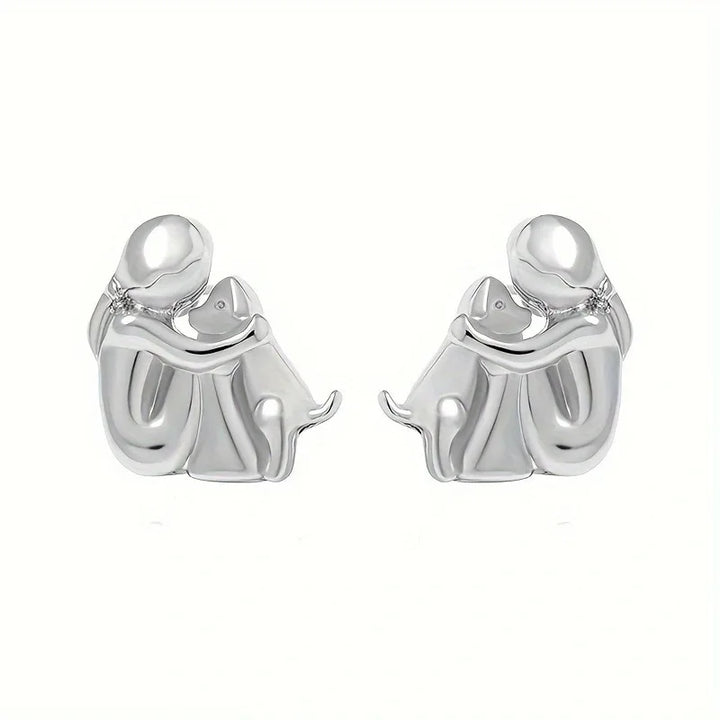 Luvare Paris™ | Boucles d'oreilles avec icône de chien