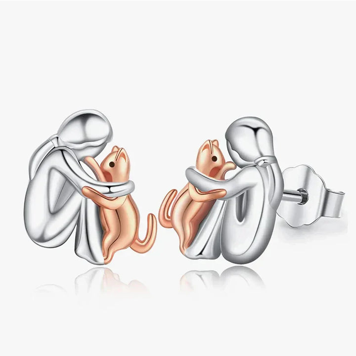 Luvare Paris™ | Boucles d'oreilles avec icône de chat
