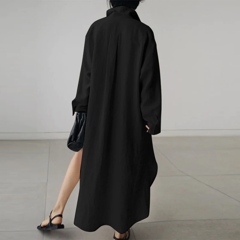 Luna | Robe chemise oversize décontractée