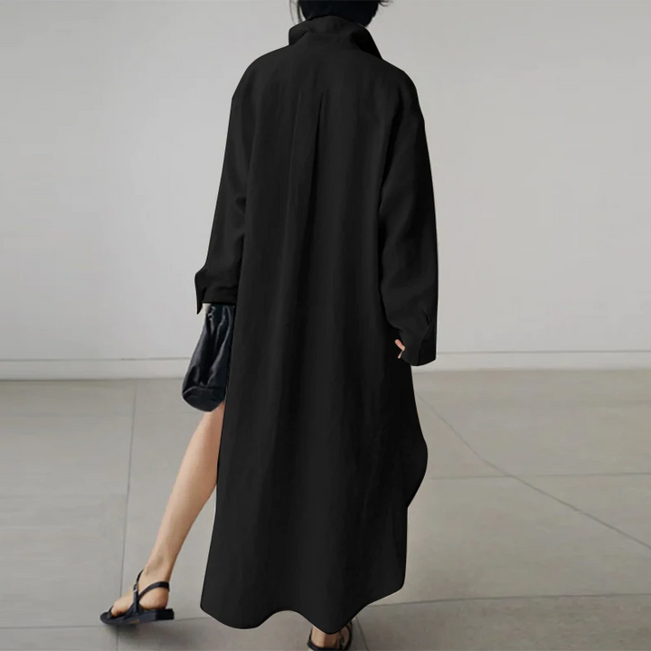 Luna | Robe chemise oversize décontractée