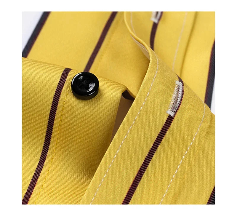 Luvare Paris - Chemise à Rayures Décontractée pour Hommes