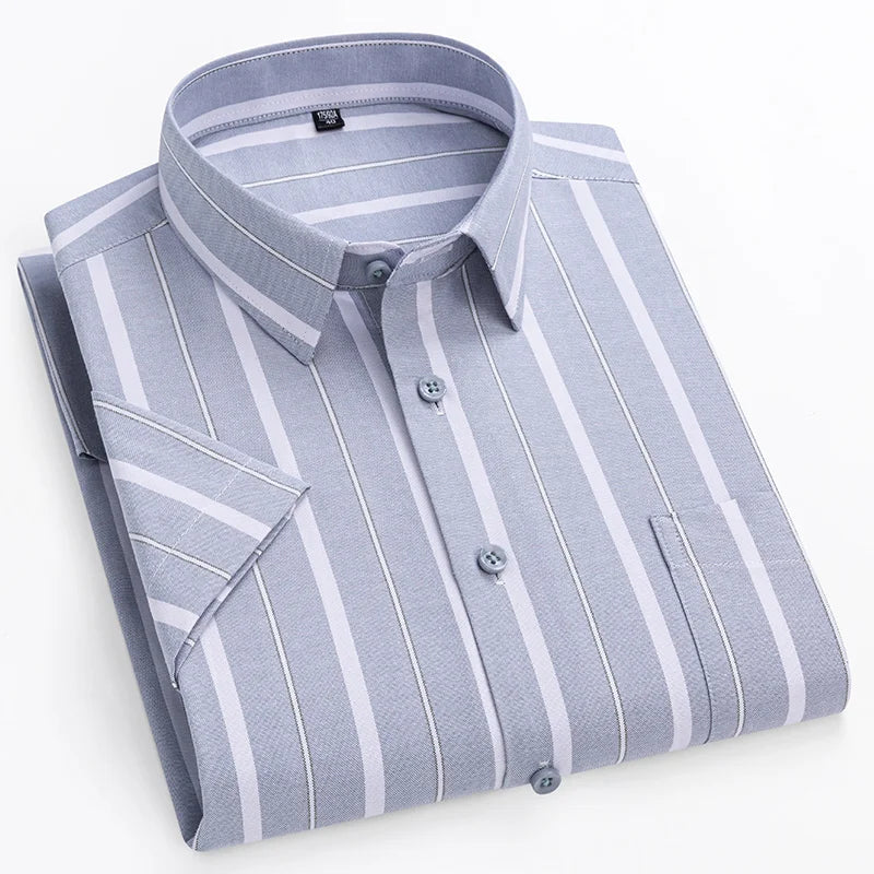 Luvare Paris - Chemise en Coton à Manches Courtes