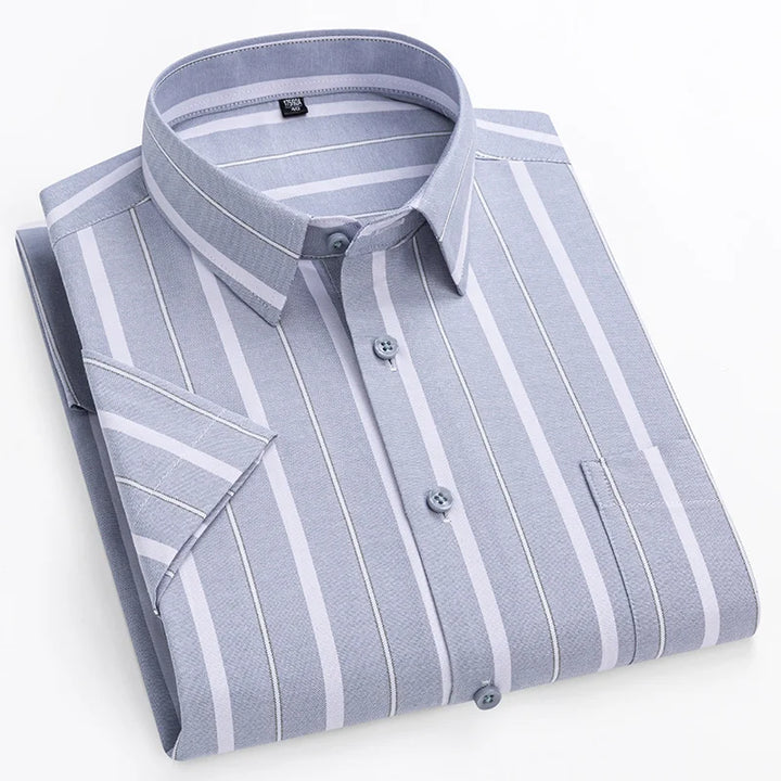 Luvare Paris - Chemise en Coton à Manches Courtes