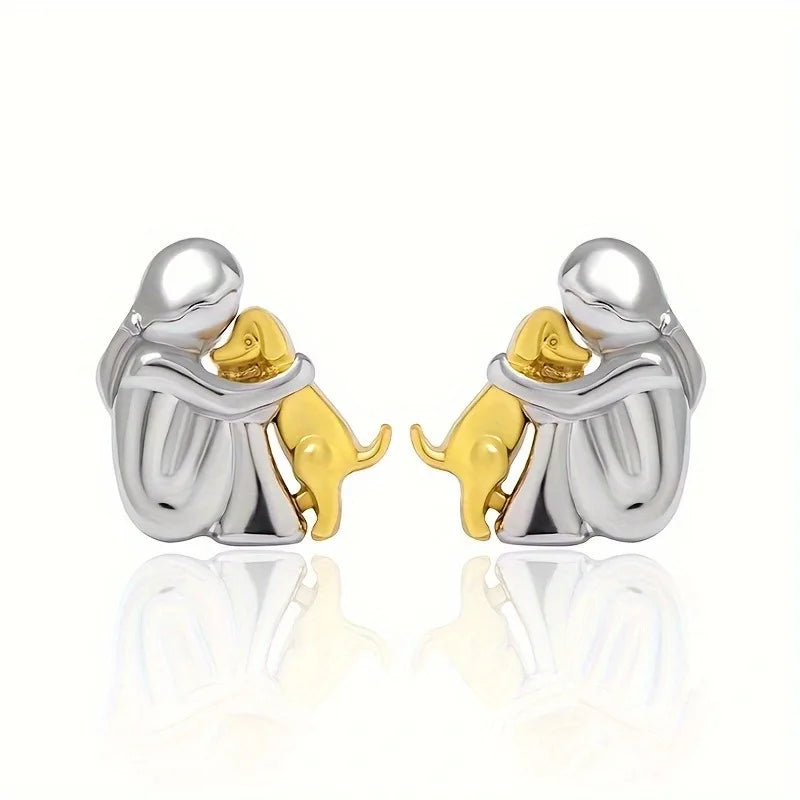 Luvare Paris™ | Boucles d'oreilles avec icône de chien