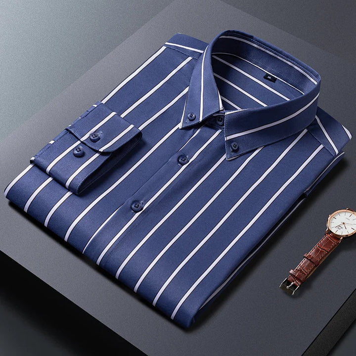 Luvare Paris - Chemise pour Homme à Rayures Élégantes