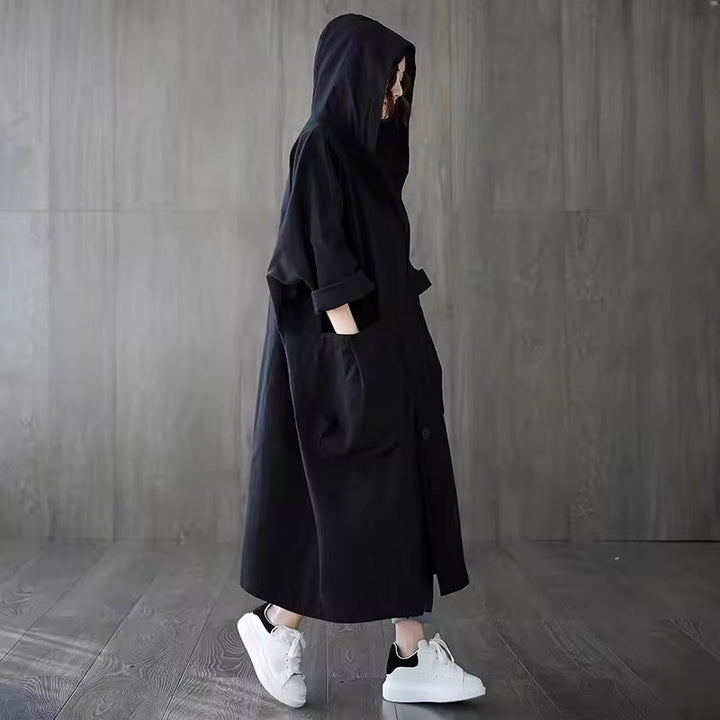 Stacey – Manteau Long à Double Boutonnage et Longueur Cheville