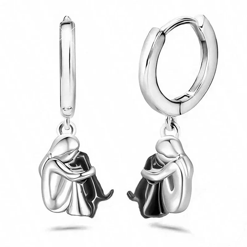 Luvare Paris™ | Boucles d'oreilles avec icône de chien (fermeture ronde)