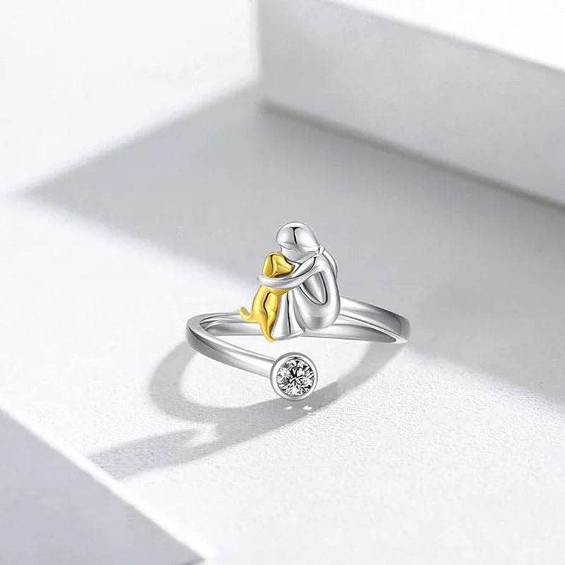 Luvare Paris™ | Bague avec icône de chien