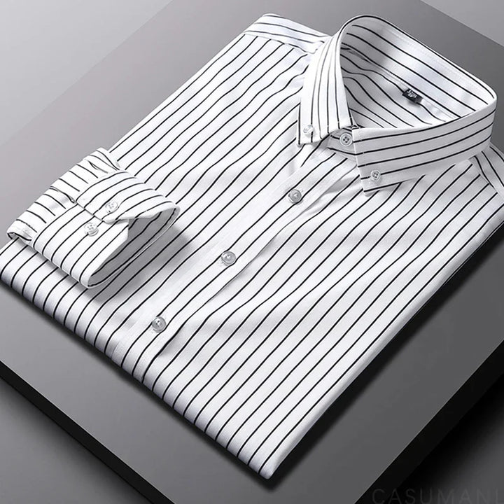 Luvare Paris - Chemise à Rayures Décontractée pour Hommes