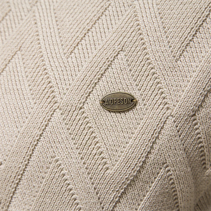 Luvare | Pull pour hommes à motif à carreaux