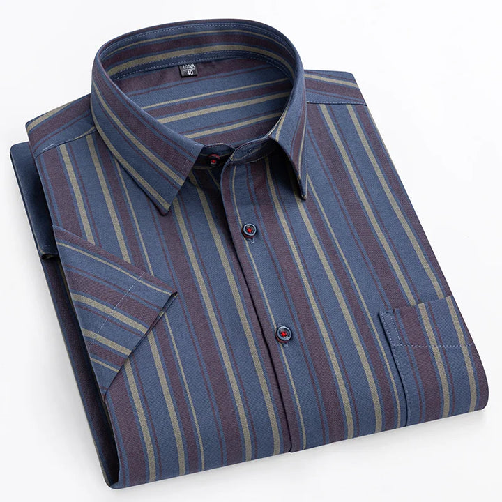 Luvare Paris - Chemise en Coton à Manches Courtes