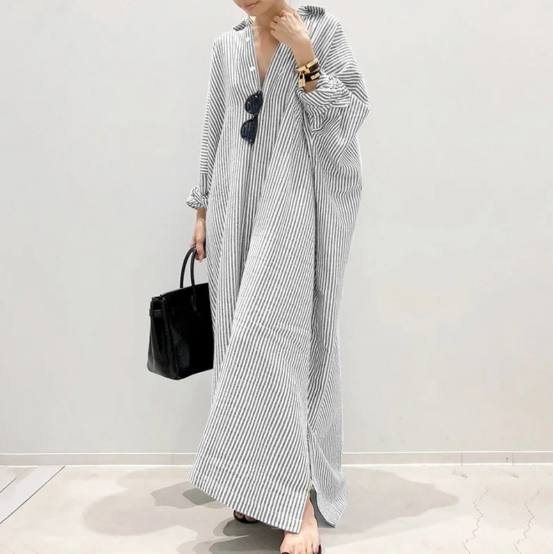 Luna | Robe chemise légèrement oversize