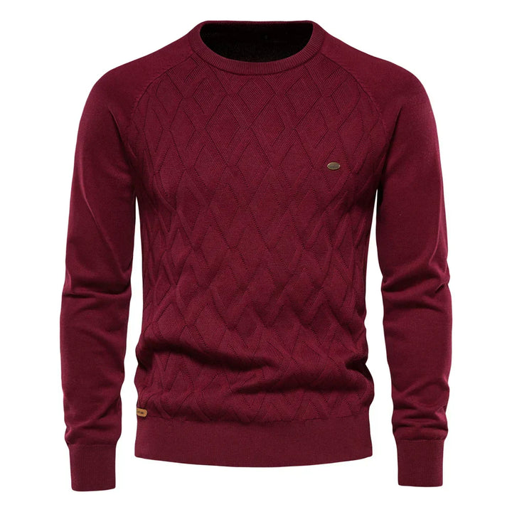 Luvare | Pull pour hommes à motif à carreaux