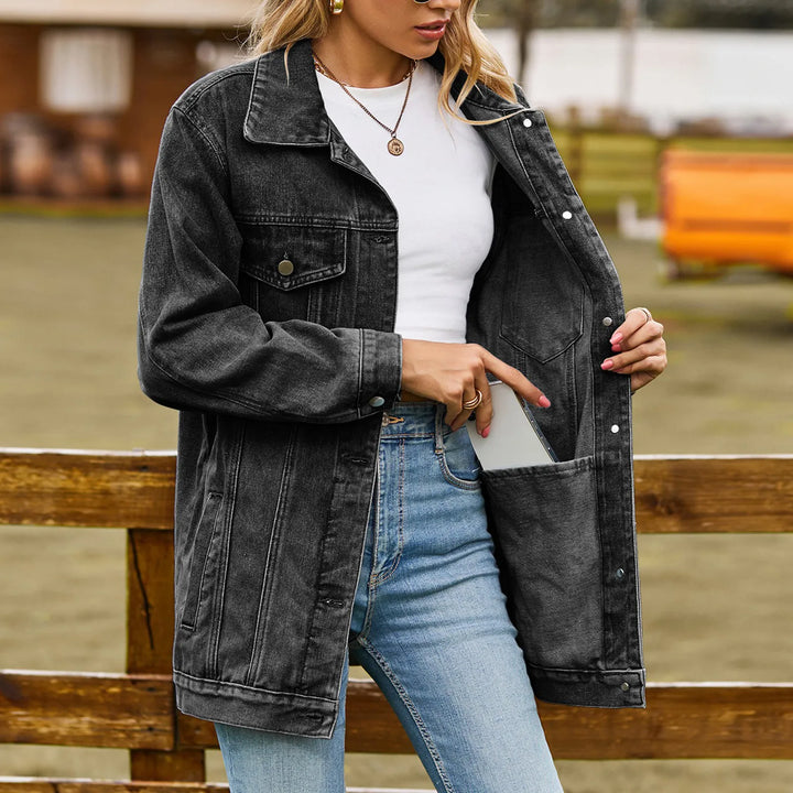 Mia™ - Veste en Jean Élégante Classique