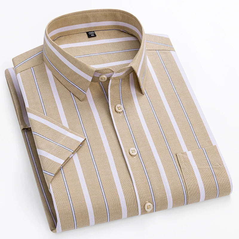 Luvare Paris - Chemise en Coton à Manches Courtes