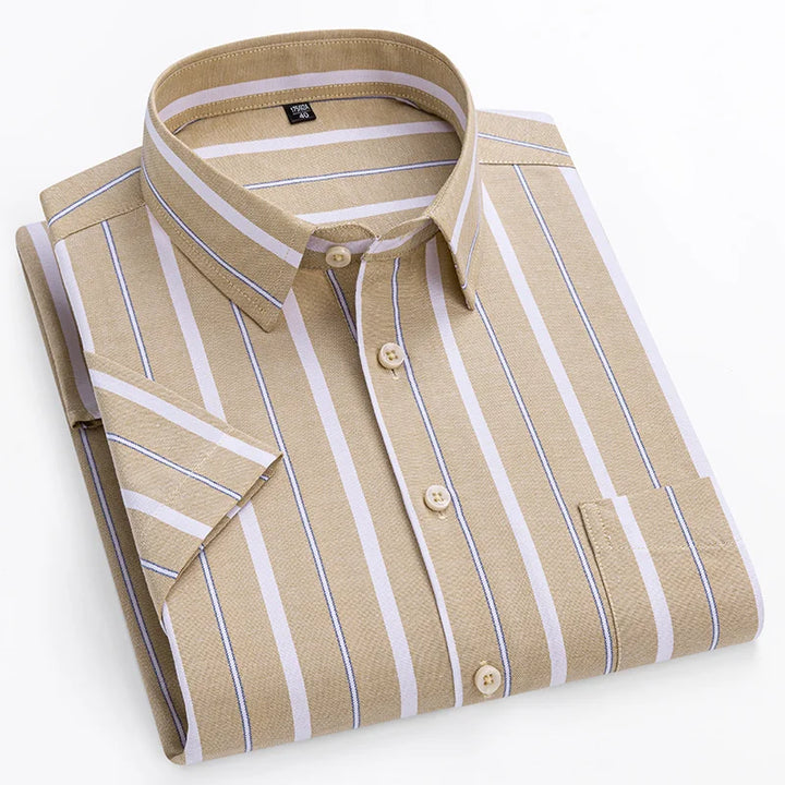 Luvare Paris - Chemise en Coton à Manches Courtes
